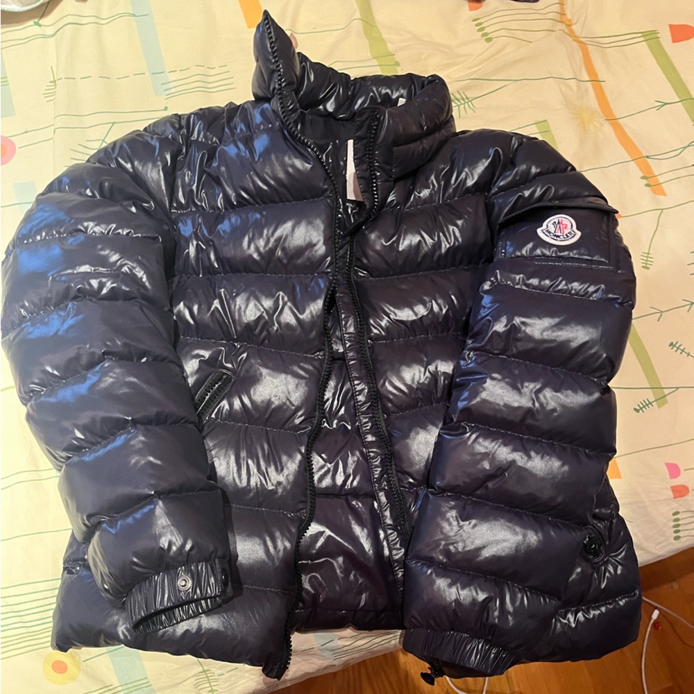 Kids MONCLER jacket dark black navy color barely worn